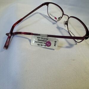 New  TIFlex Titanium Women's Eye glasses frames in Deep Purple